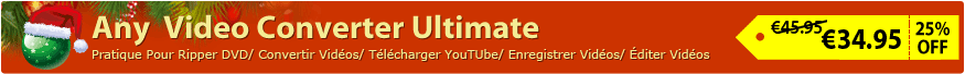 réduction pour any video converter ultimate