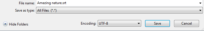 save-srt-file