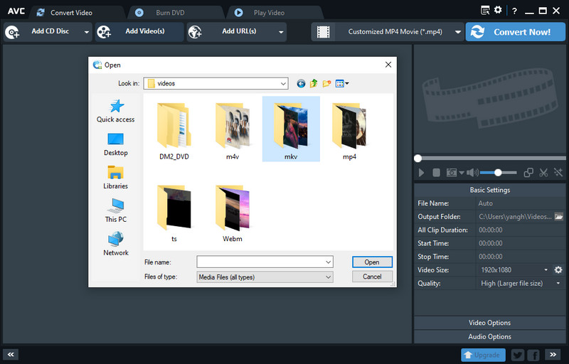 universal video converter mkv to mp4