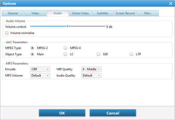 convert movie audio format