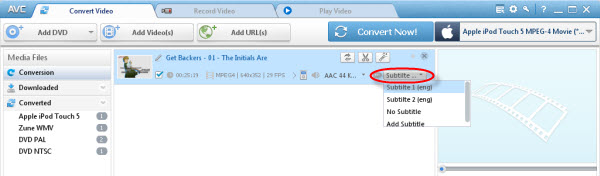 how to add subtitles any video converter