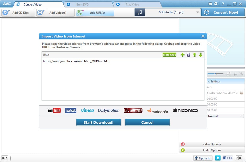 online video to audio converter free download