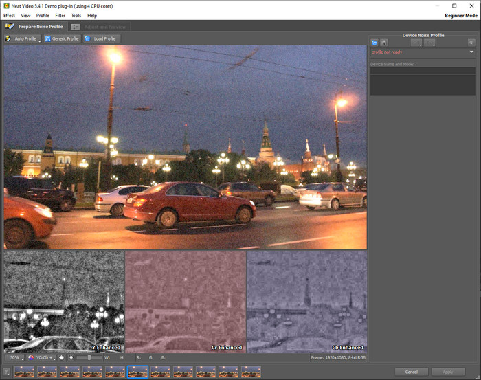 neat video noise reduction workflow