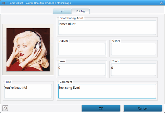 Edit Id3-Tag of Output Audio