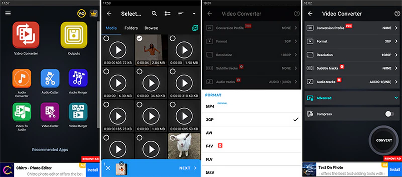 mp4 to 3gp android