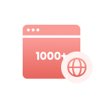 1000+ sites