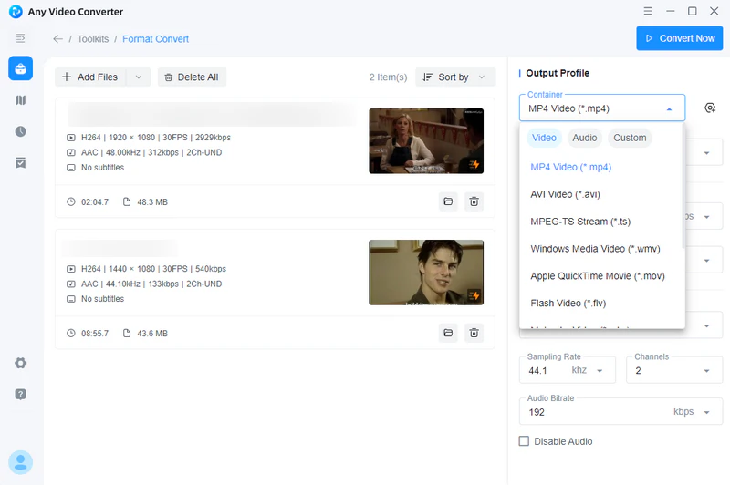 add mp4 videos
