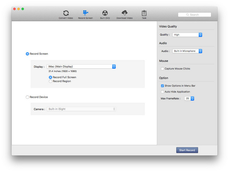 video recording application for mac