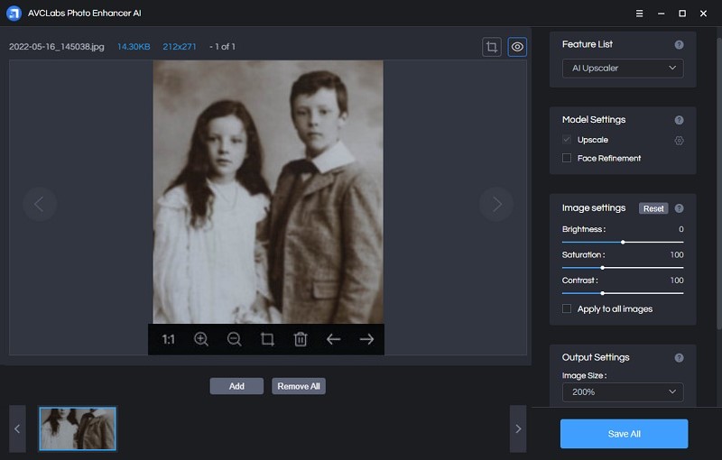 add old photos to Enhancer AI