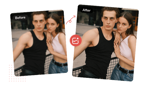 improve blurry portrait photo